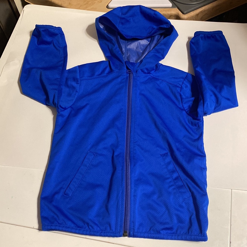 gymgo kids windbreaker jacket size XS (3-4) blue color